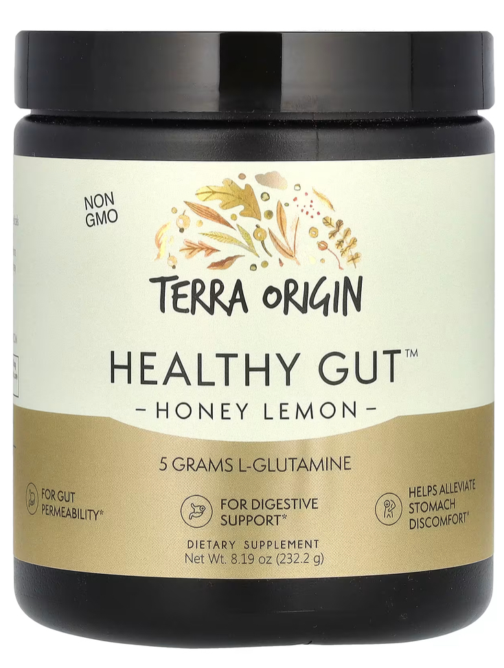 Terra Origin, Healthy Gut, добавка для здоров’я кишечника, з медом і лимоном, 232,2 г (8,19 унції)