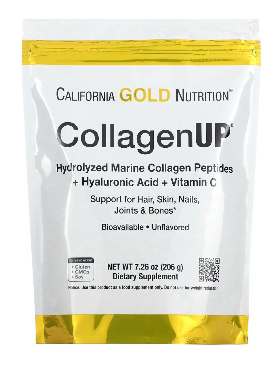 CollagenUP, Hydrolyzed Marine Collagen Peptides with Hyaluronic Acid and Vitamin C